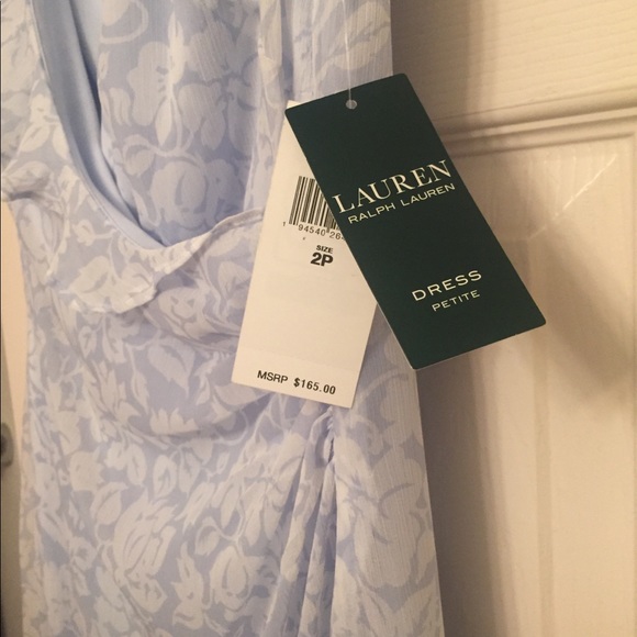 HP🌟NWT Lauren Ralph Lauren Light Blue Formal Dress 2P, FINAL SALE - Picture 5 of 7